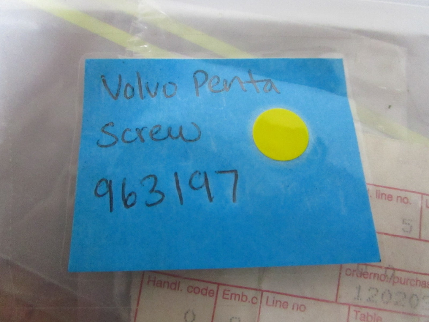 *NEW OEM* (LOT OF 3) 0810 Volvo Penta Screw 963197