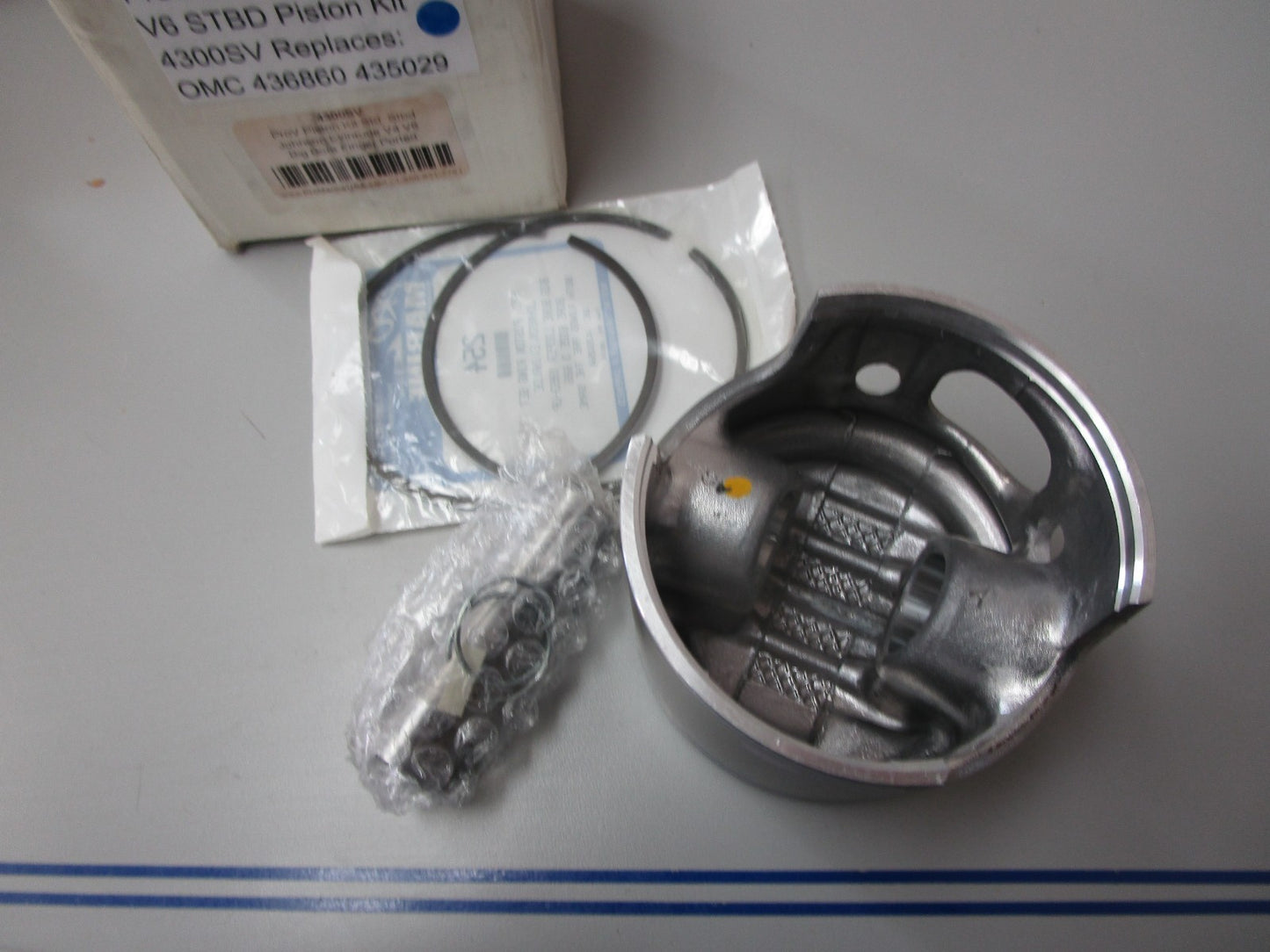 *NEW* 0720 ProMarine Big Bore V4 V6 STBD Piston Kit 4300SV Replaces: OMC 436860