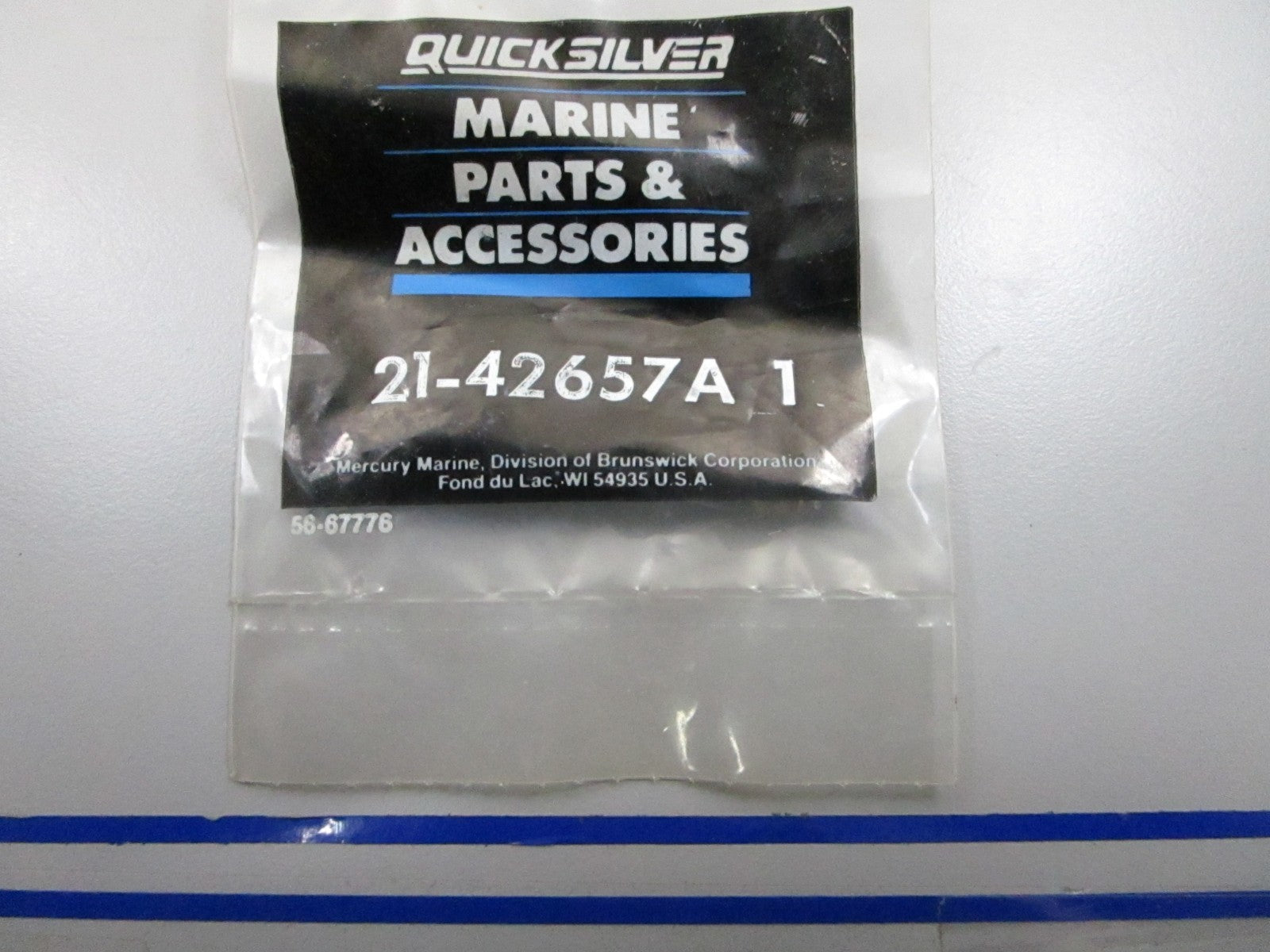 *NEW OEM* 0810 Mercury Quicksilver Check Valve 21-42657A1
