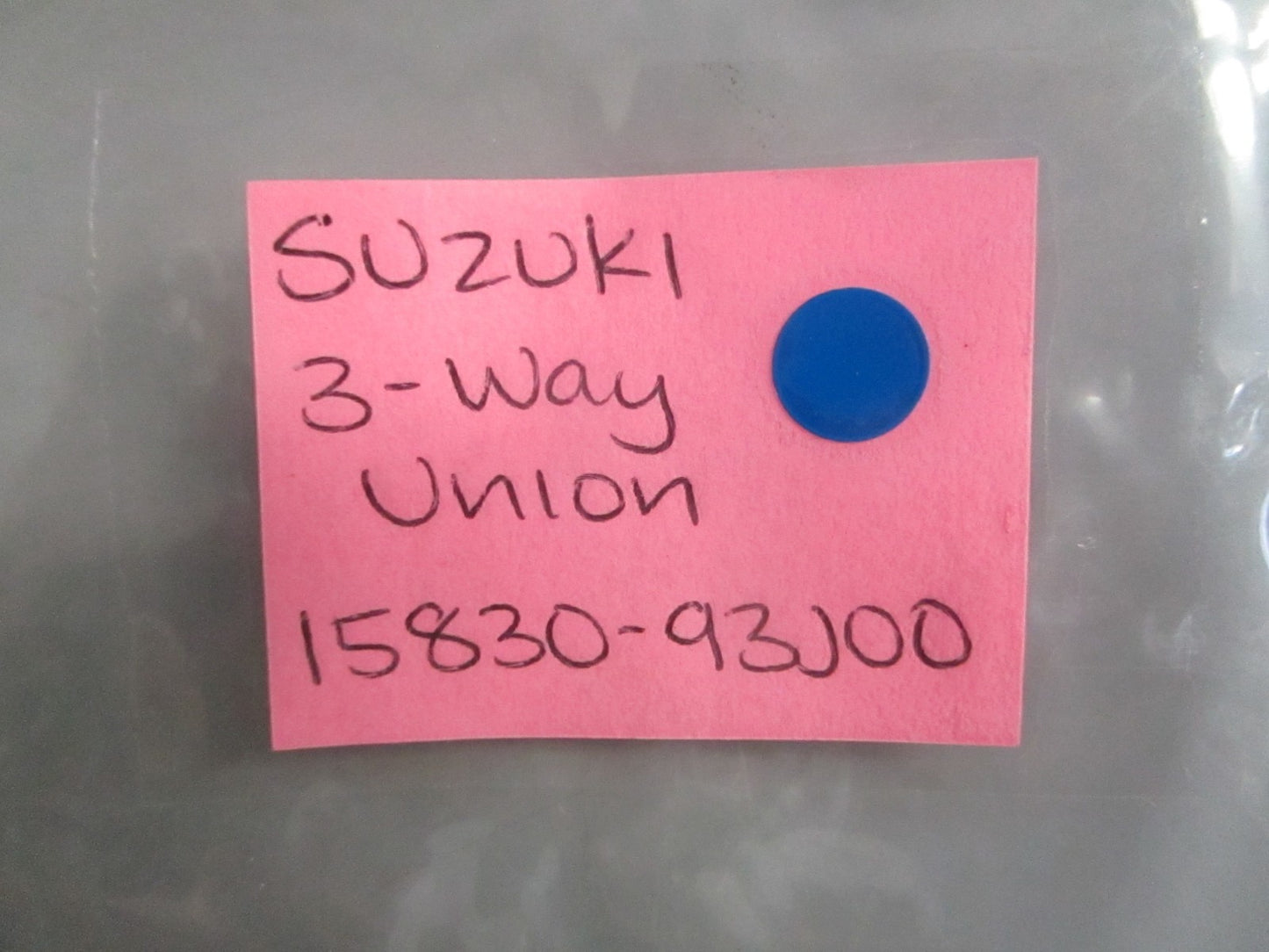 NEW OEM 15830-93J00 Suzuki 3-Way Union 0820