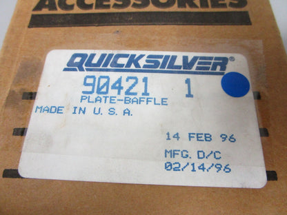 *NEW OEM* 0720 Mercury Quicksilver Baffle Plate 90421 1