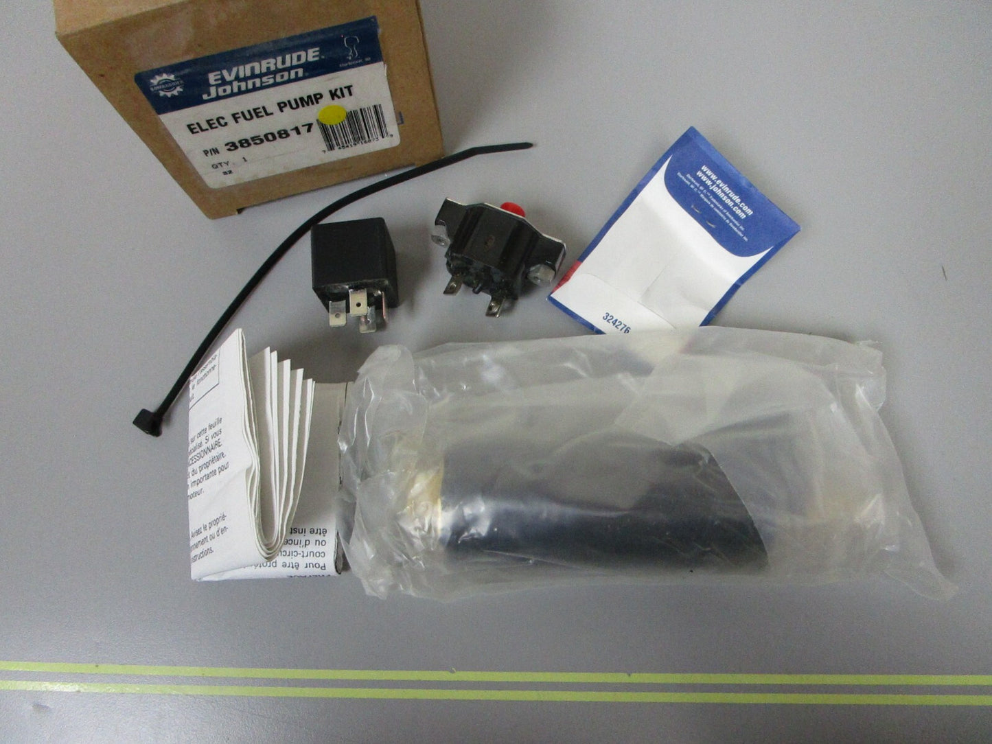 *NEW OEM* 0720 OMC Johnson Evinrude Electric Fuel Pump Kit 3850817