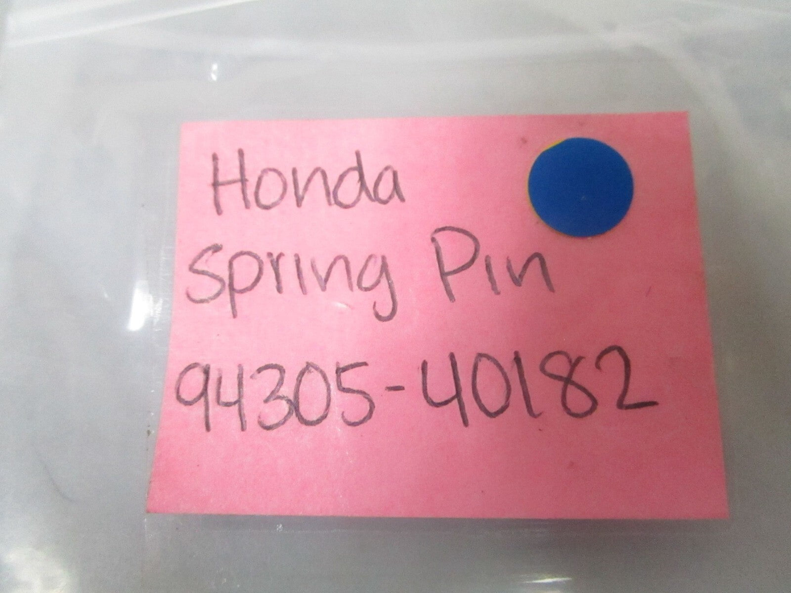 *NEW OEM* (LOT OF 4) 0770 Honda Spring Pin 94305-40182