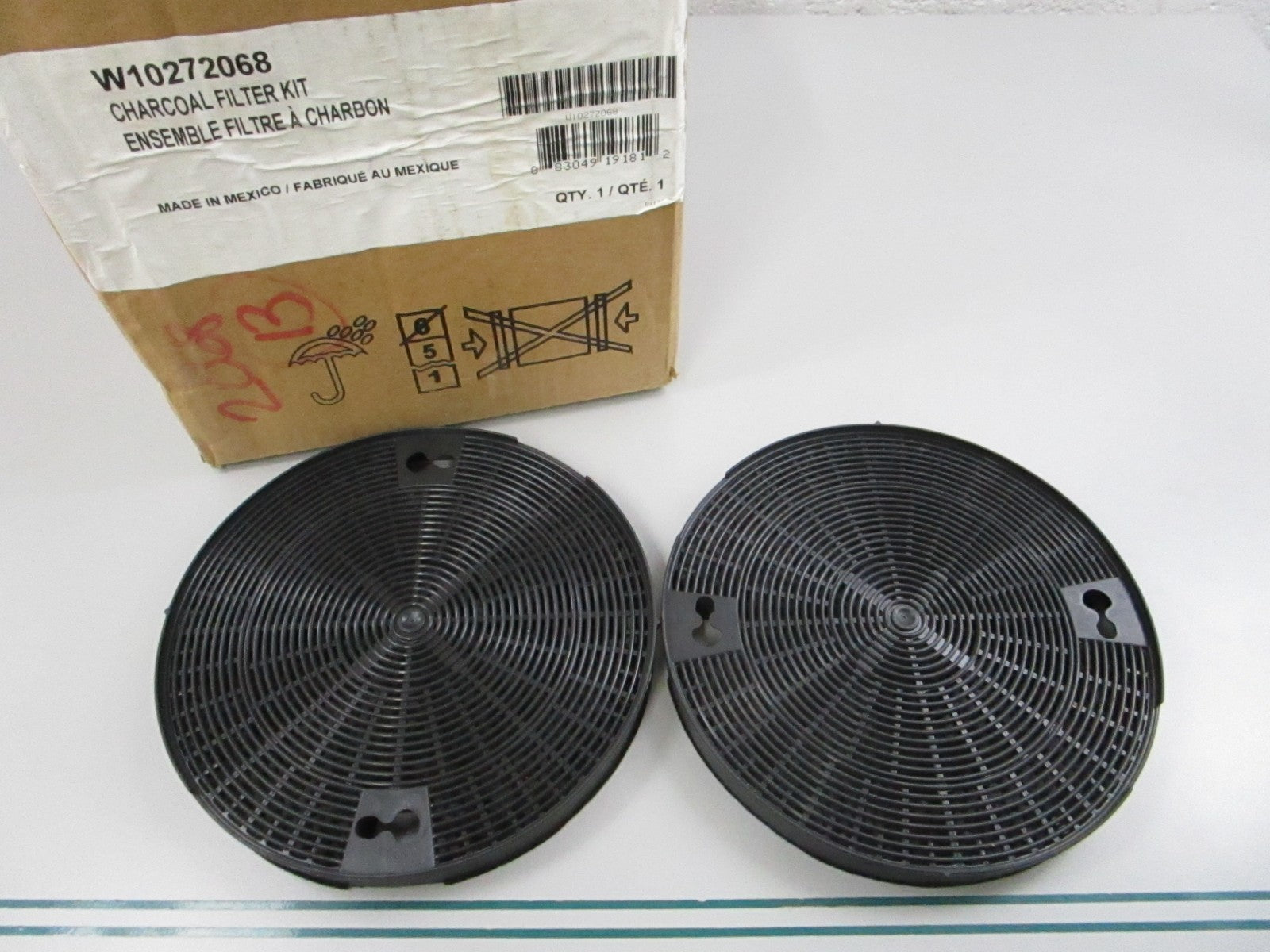 NEW OEM W10272068 Whirlpool Range Hood Filter Kit 0810
