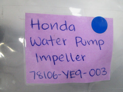 NEW OEM Honda 78106-YE9-003 Water Pump Impeller 0810