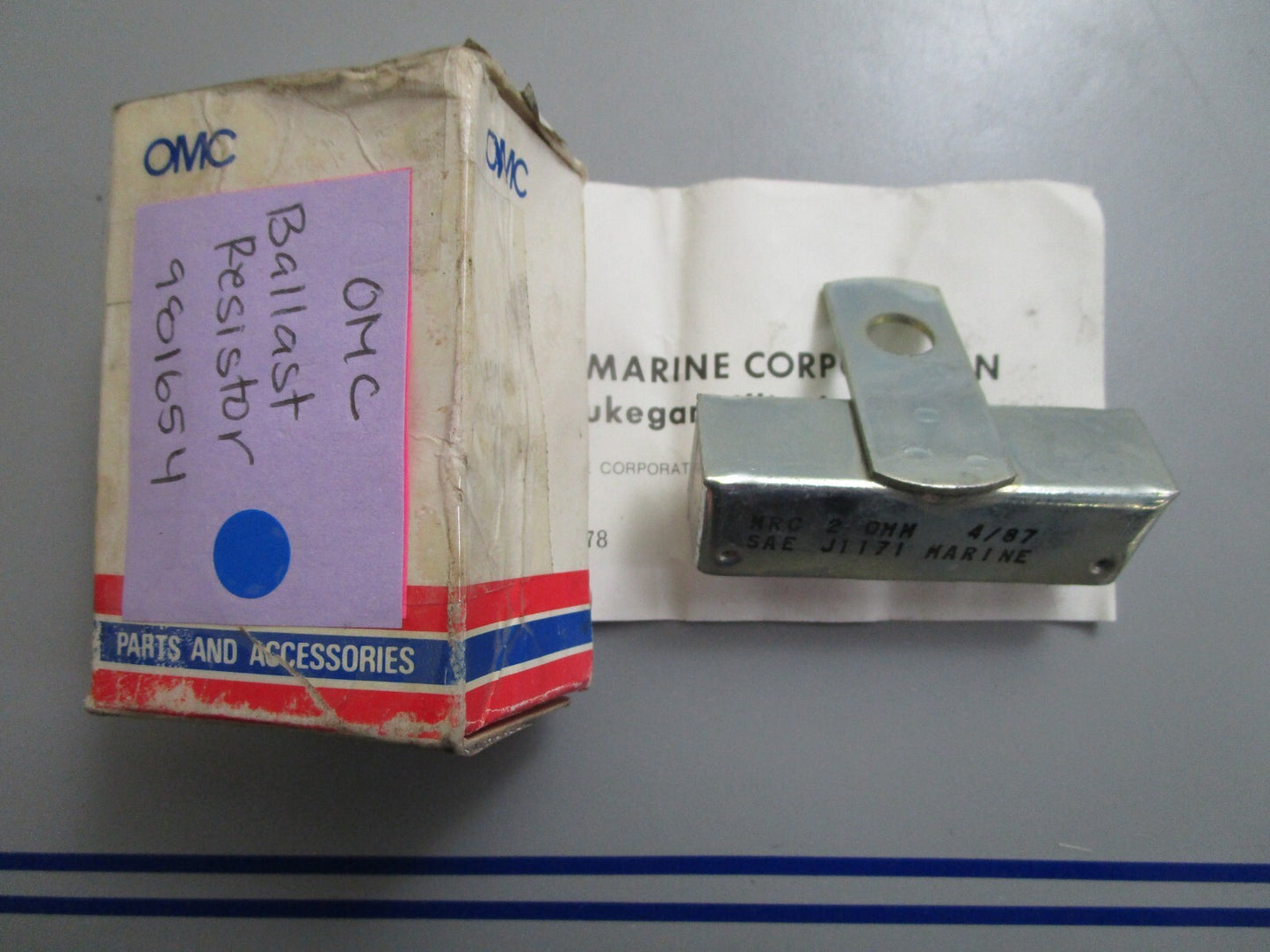 *NEW OEM* 0720 OMC Johnson Evinrude Ballast Resistor 981654 0981654