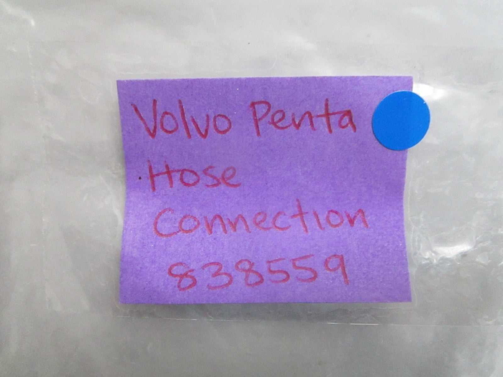 *NEW OEM* 0820 Volvo Penta Hose Connection 838559