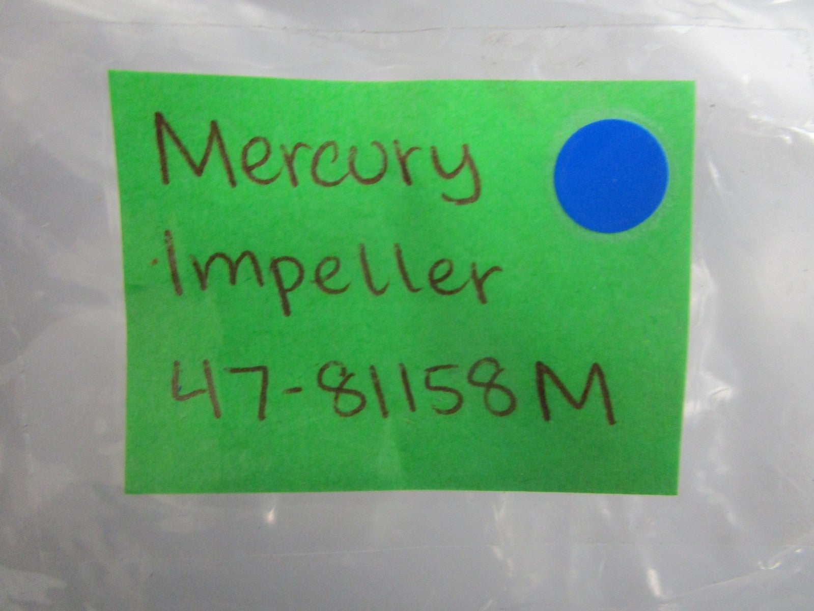 *NEW OEM* 0820 Mercury Quicksilver Impeller 47-81158M