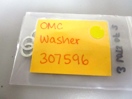 *NEW OEM* (LOT OF 2) 0750 OMC Johnson Evinrude WASHER 307596 0307596