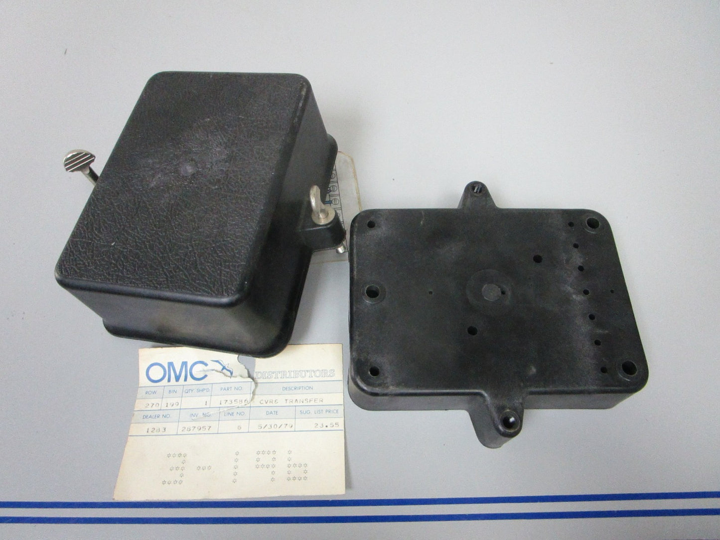 NEW OEM 173586 OMC Johnson Evinrude 78'- 92' Electrical Cover & Transfer Ay 0720