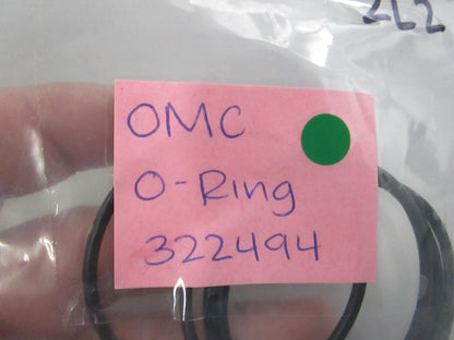NEW OEM (LOT OF 2) 322494 0322494 OMC Johnson Evinrude O-Ring 0810