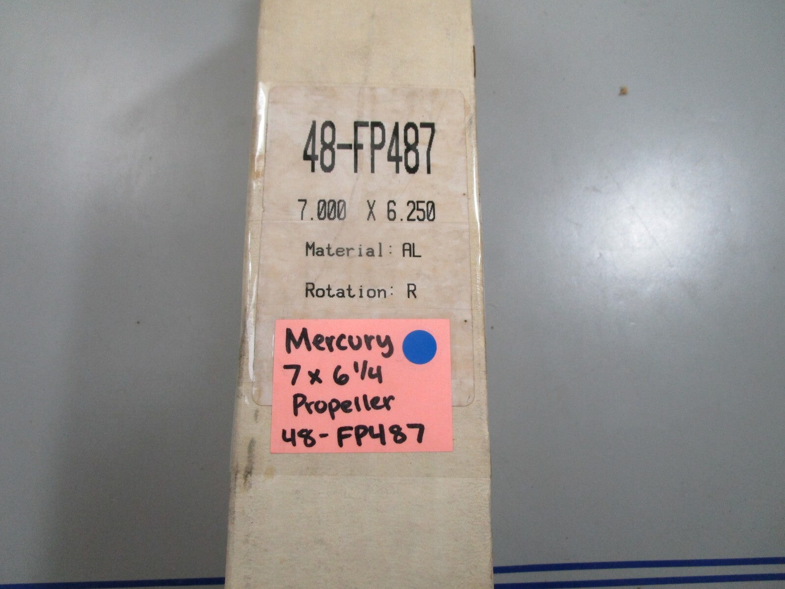 *NEW OEM* 0820 Mercury Quicksilver 7×6¼ Propeller 48-FP487