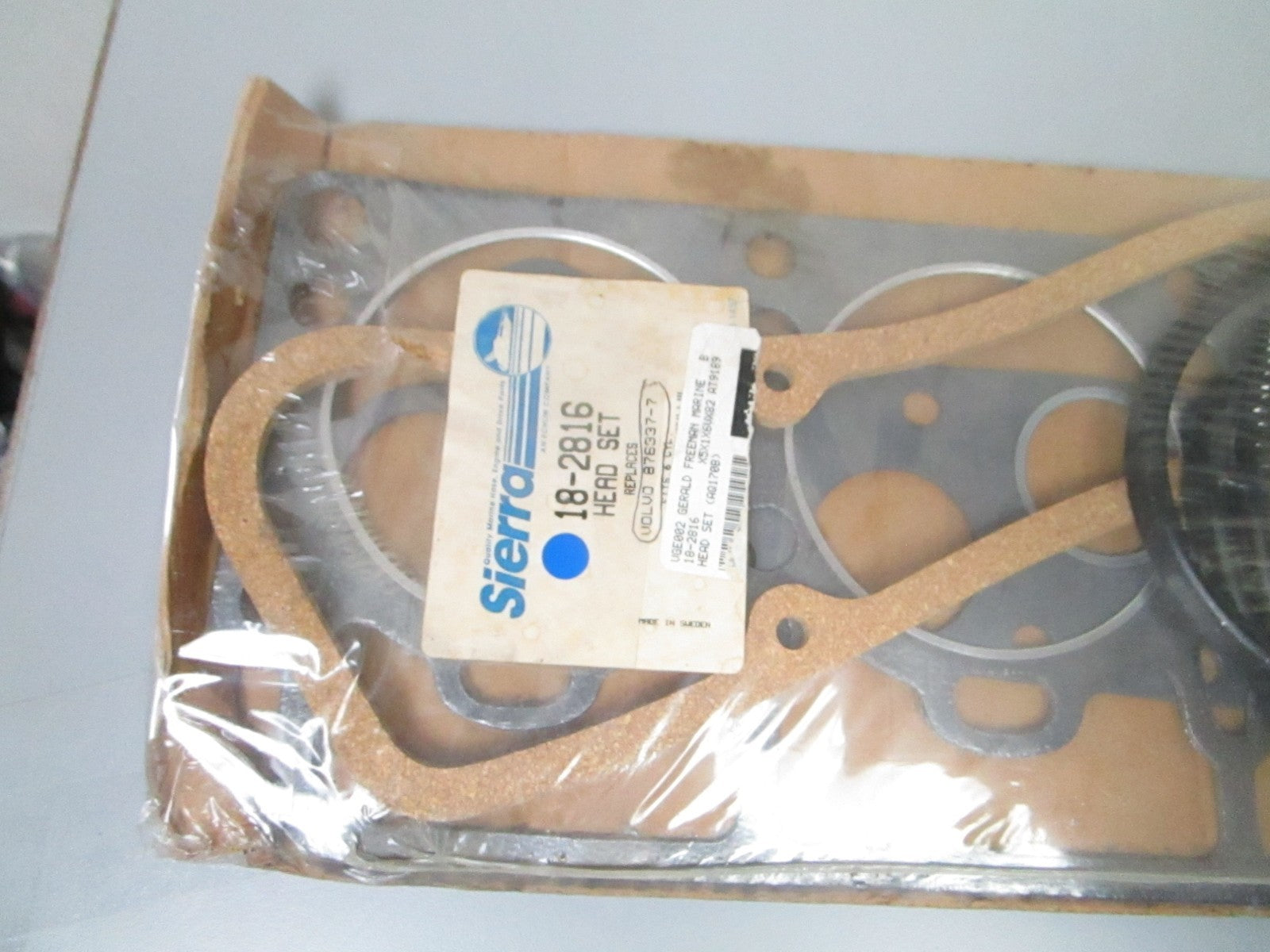 *NEW* 0720 Sierra Head Gasket Set 18-2816 Replaces: Volvo 876337-7
