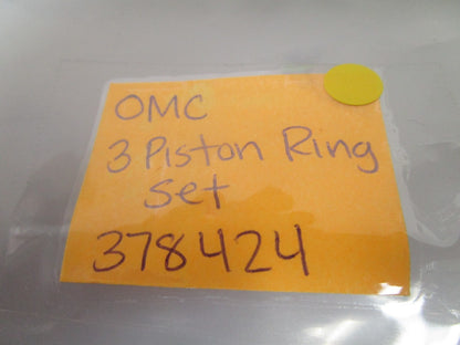 *NEW OEM* 0810 OMC Johnson Evinrude 3 Piston Ring Set 378424 0378424