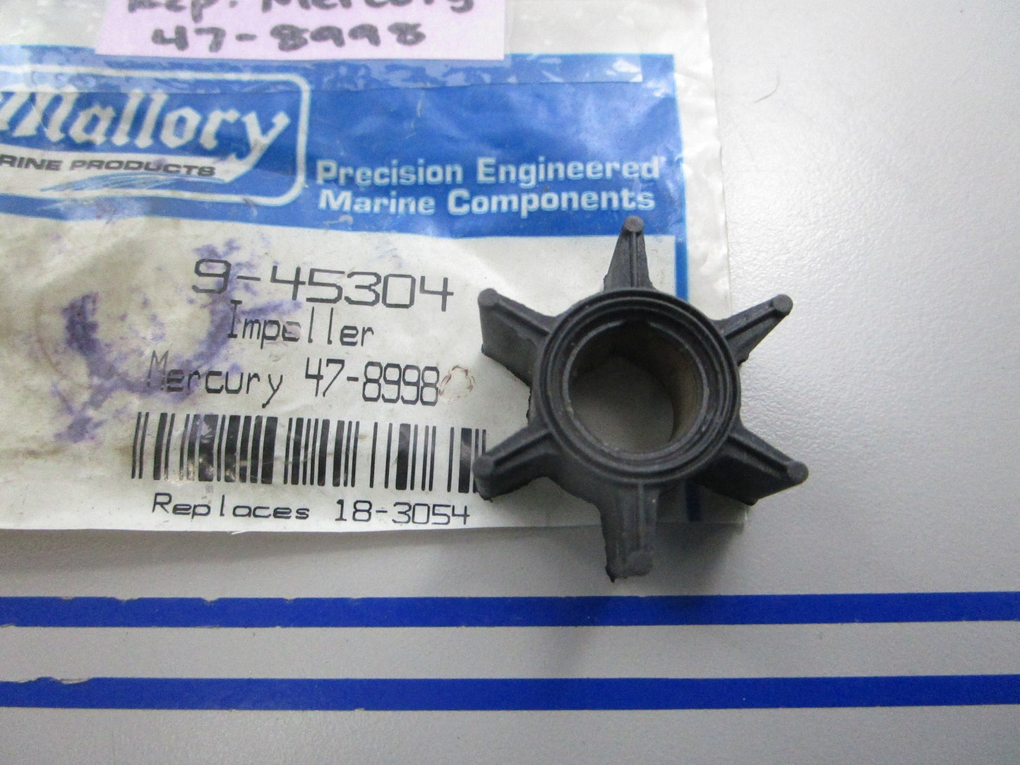 NEW 9-45304 Replaces: 47-8998 Mallory Impeller 0810