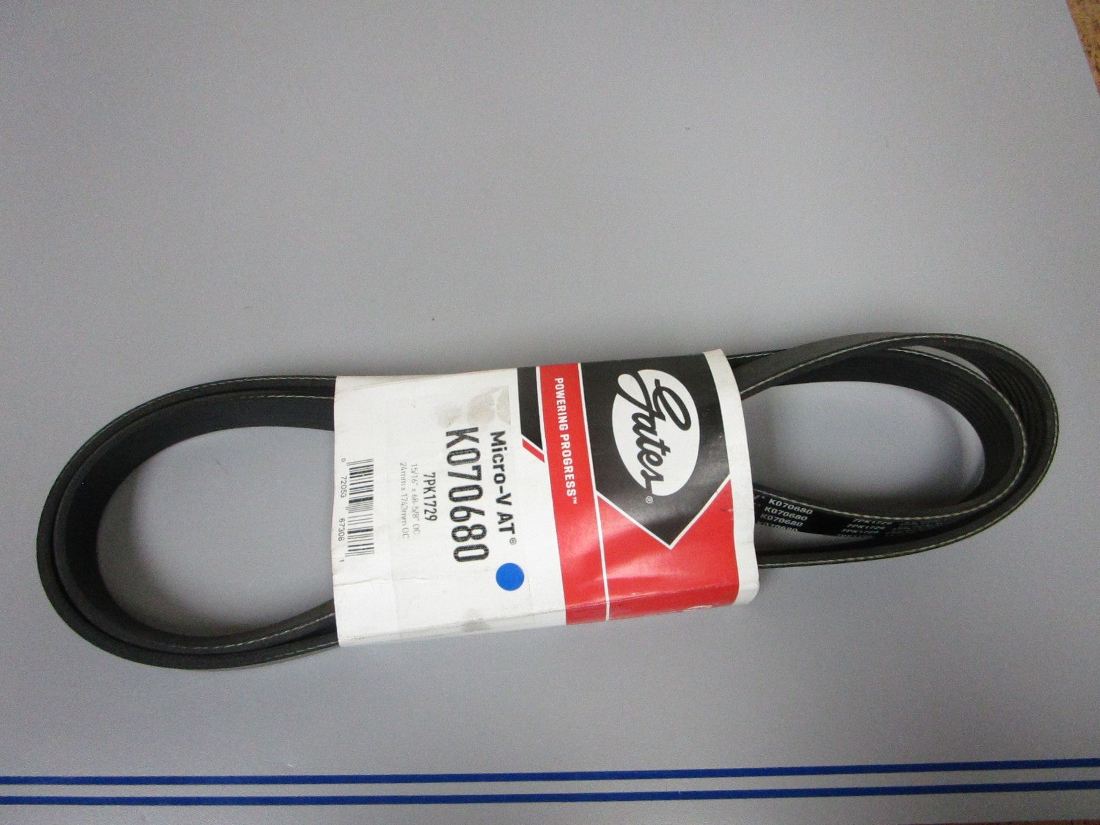 NEW K070680 Gates Micro-V 15/16" x 68 ⅝" Serpentine Belt 0720