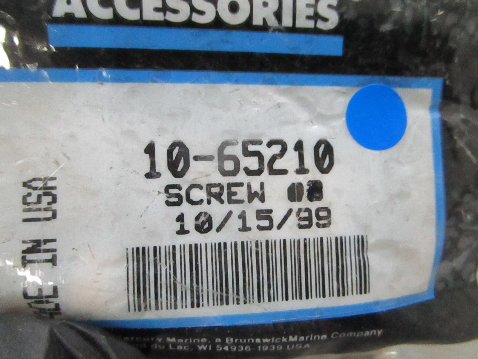 *NEW OEM* (LOT OF 3) 0810 Mercury Quicksilver Screw 10-65210