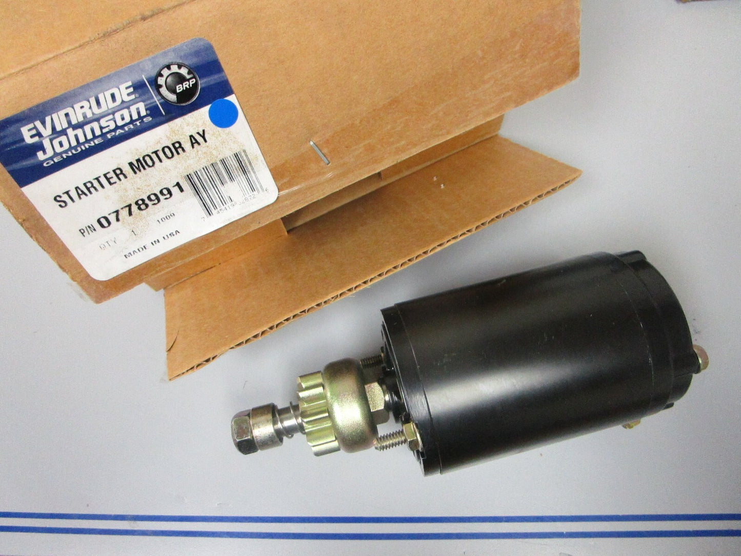 *NEW OEM* 0720 OMC Johnson Evinrude Starter Motor Assembly 778991 0778991