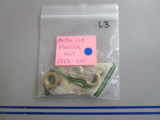*NEW OEM* (LOT OF 3) 0810 Arctic Cat Flexlock Nut 0123-310