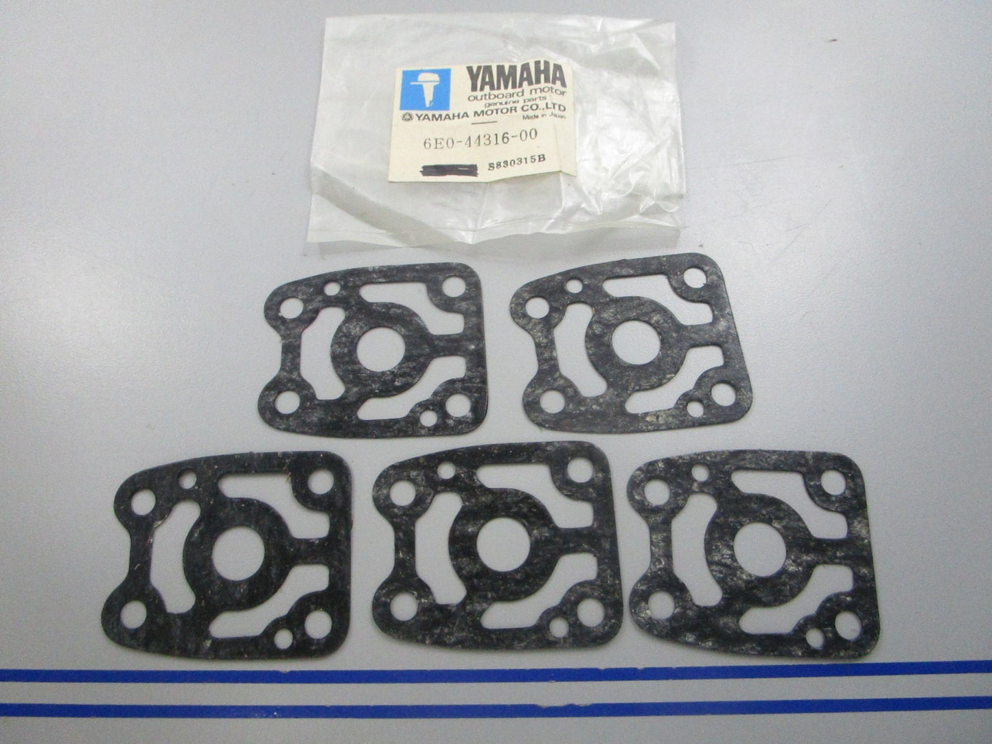 NEW OEM (LOT OF 5) 6E0-44316-00-00 Yamaha Water Pump Gasket 0810