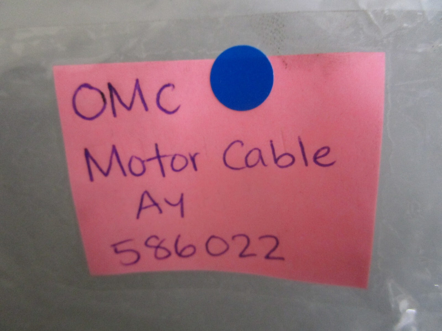 *NEW OEM* 0820 OMC Johnson Evinrude Motor Cable Ay 586022 0586022