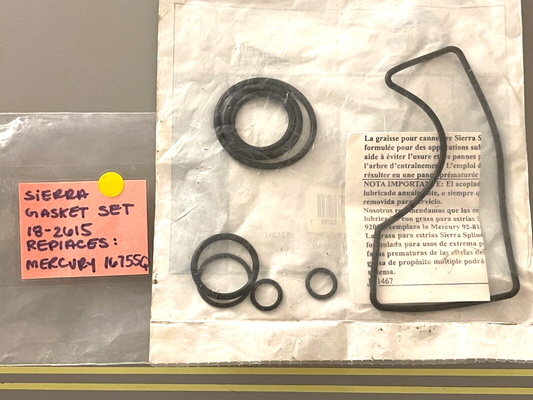 *NEW* 0750 Sierra GASKET SET 18-2615 Replaces Mercury 16755Q