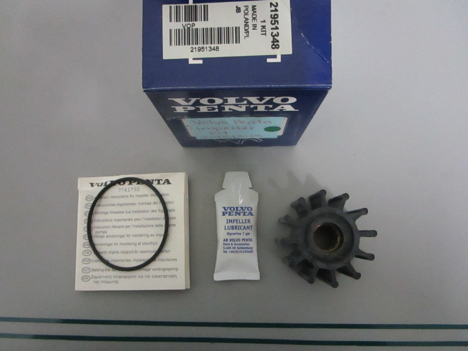 NEW OEM 21951348 Volvo Penta Impeller Kit 0820