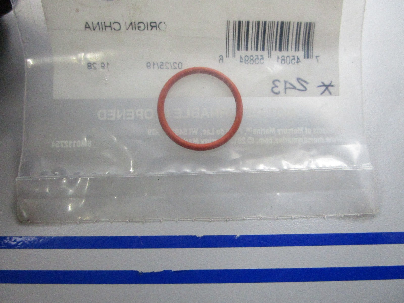 *NEW OEM* 0810 Mercury Quicksilver O-Ring 25-62705001