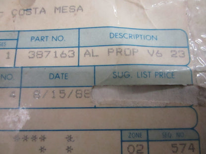 *NEW OEM* 0820 OMC Johnson Evinrude 150 - 300HP 14¼ ×23 Propeller 387163 0387163