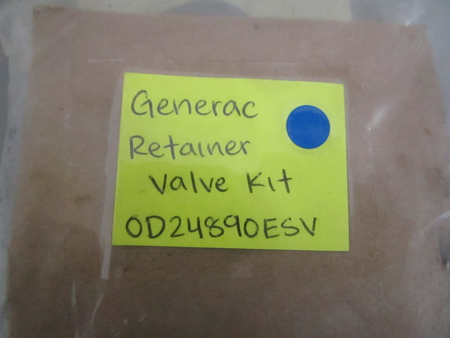 NEW OEM 0D24890ESV Generac Retainer Valve Kit 0820