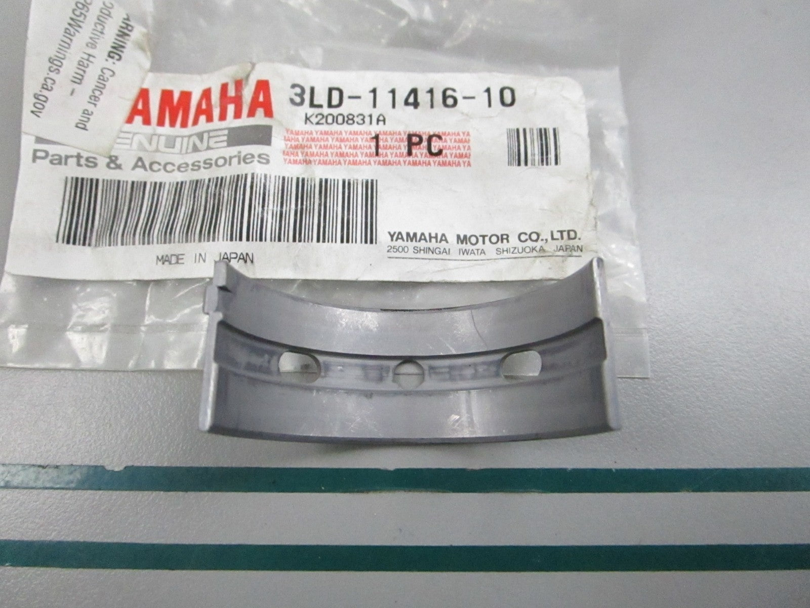 NEW OEM 3LD-11416-10-00 Yamaha Crankshaft Plane Bearing 1 0810