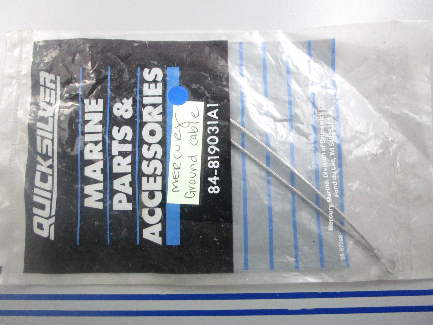 *NEW OEM* 0810 Mercury Quicksilver Ground Cable 84-819031A1