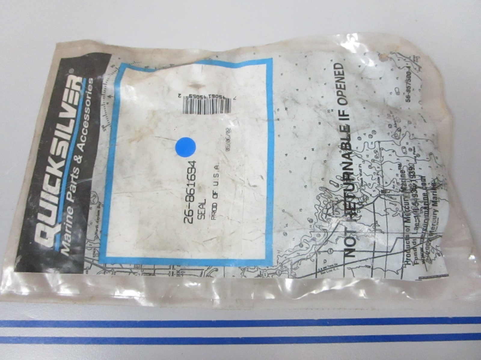 NEW OEM Mercury Quicksilver 26-861694 Seal 0720