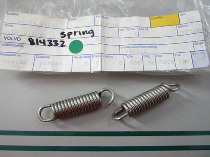 NEW OEM (LOT OF 2) 814332 Volvo Penta Spring 0810
