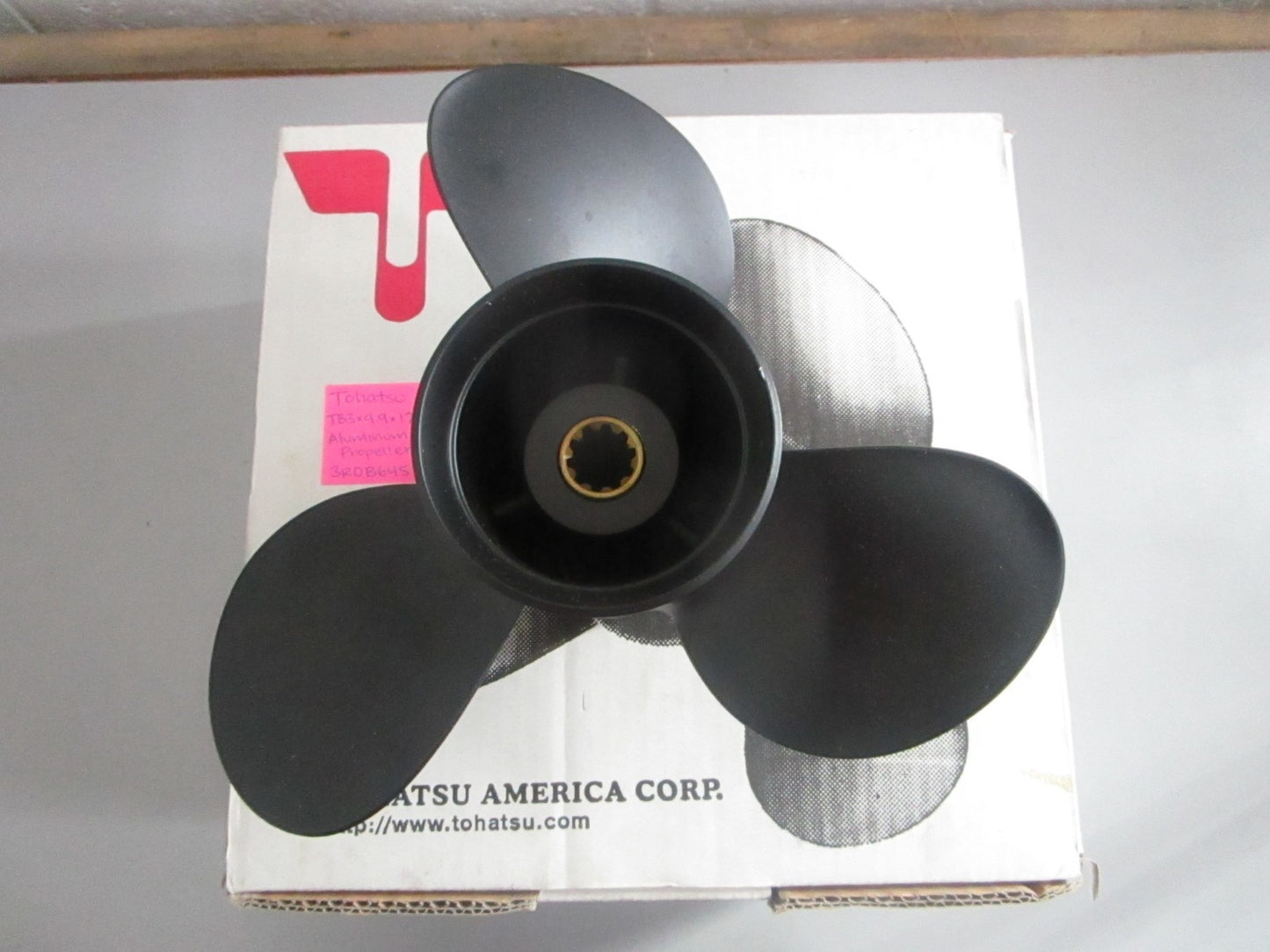 NEW OEM 3R0B645250 Tohatsu TB3×9.9×12RB Aluminum Propeller 0820