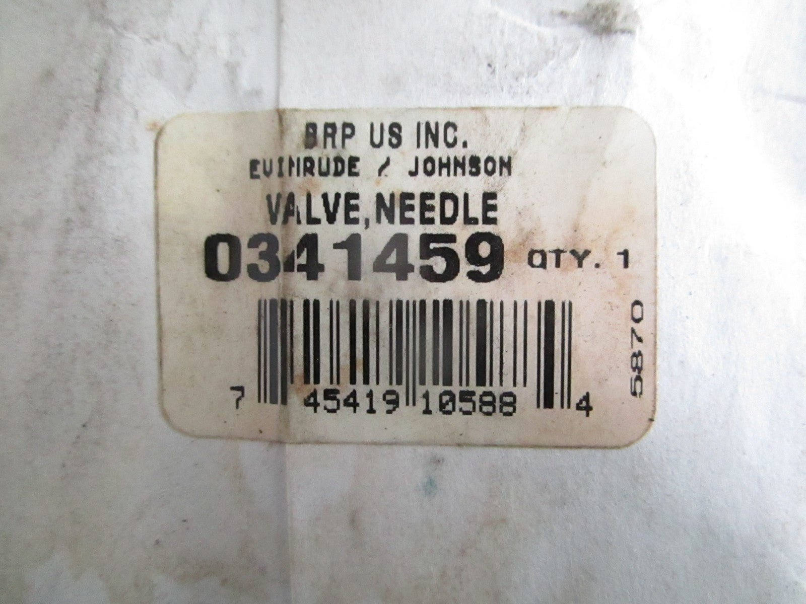 NEW OEM 341459 0341459 OMC Johnson Evinrude Needle Valve 0820
