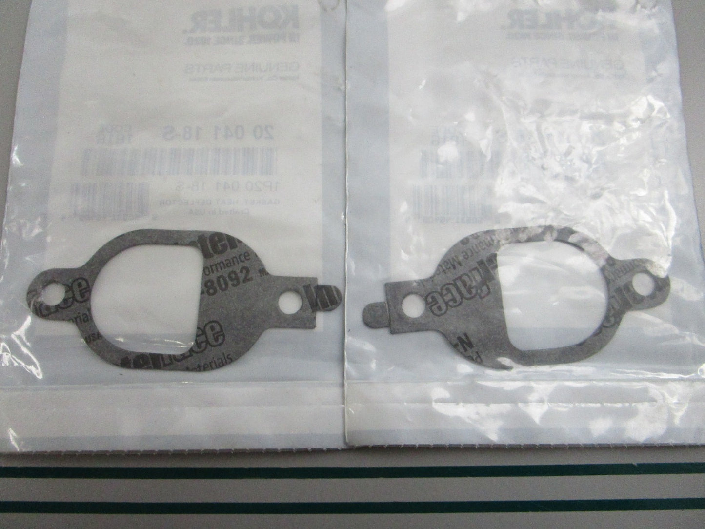 NEW OEM (LOT OF 2) 20 041 18-S Kohler Heat Deflector Gasket 0810