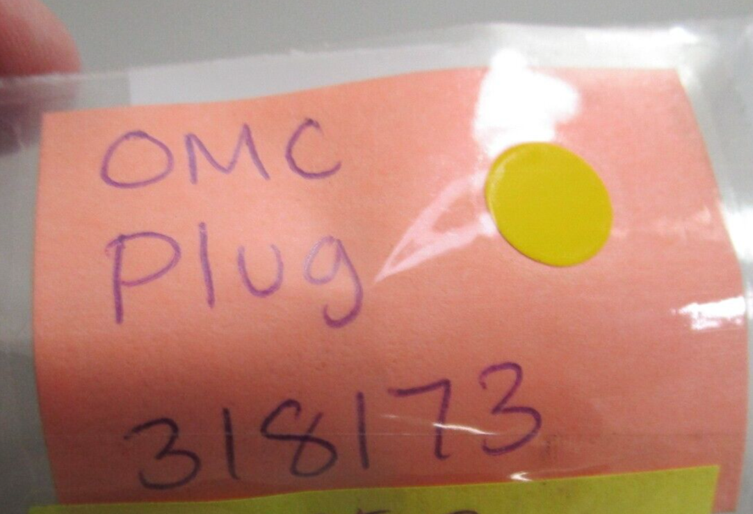 *NEW OEM* (LOT OF 2) 0810 OMC Johnson Evinrude Plug 318173 0318173