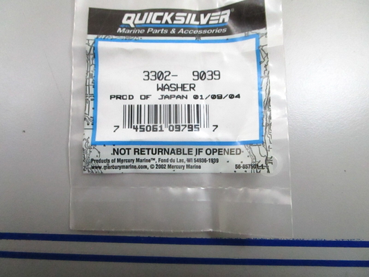 *NEW OEM* 0810 Mercury Quicksilver Washer 3302-9039