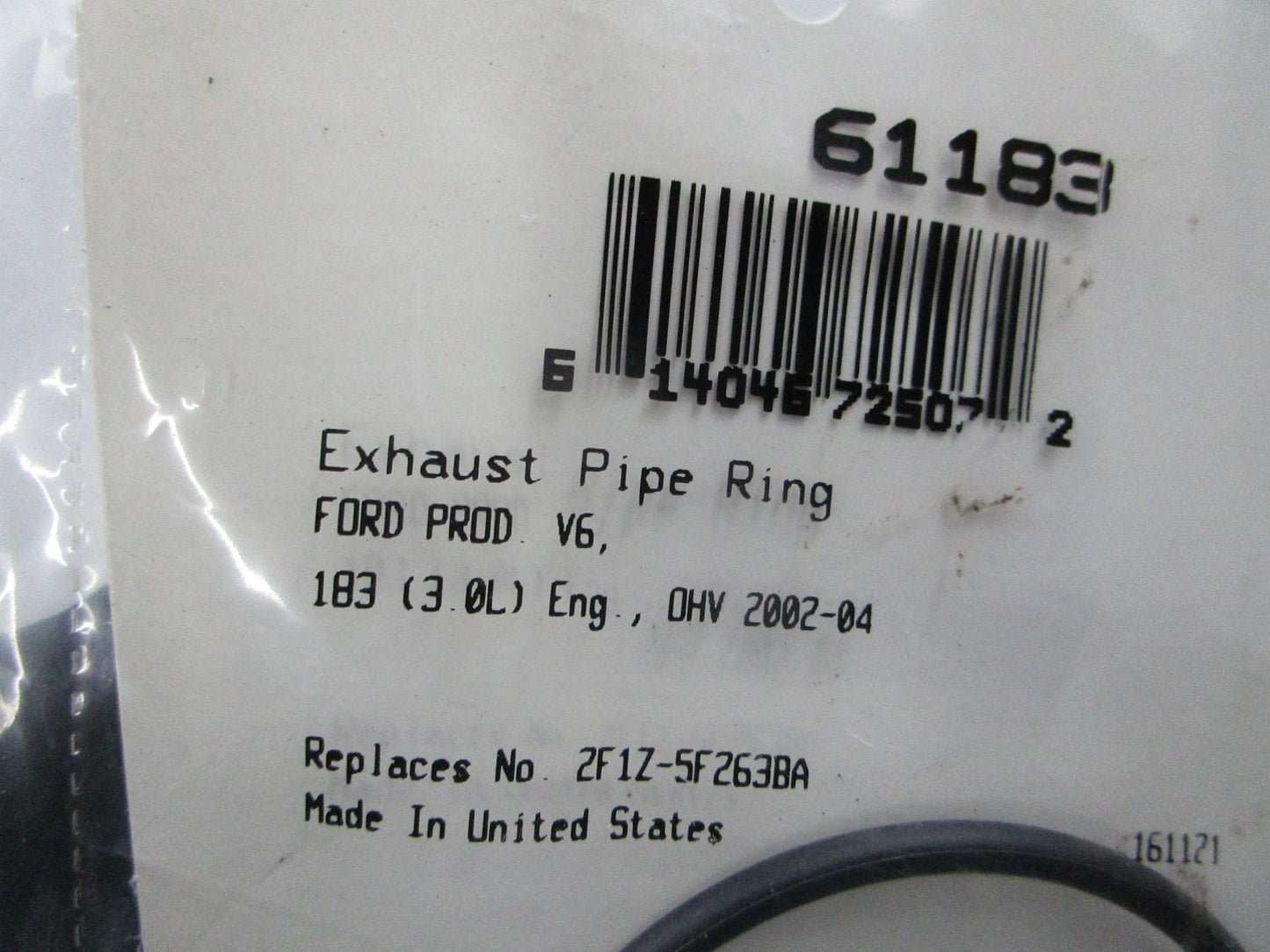 *NEW* 0810 Fel-Pro Exhaust Pipe Ring 61183