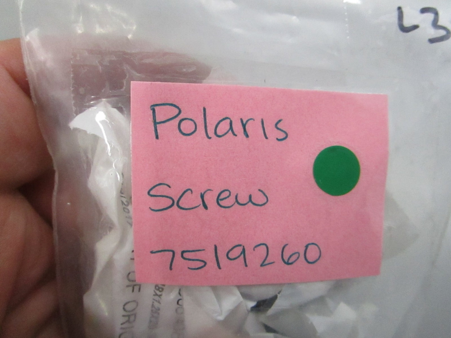 NEW OEM (LOT OF 3) 7519260 Polaris Screw 0810