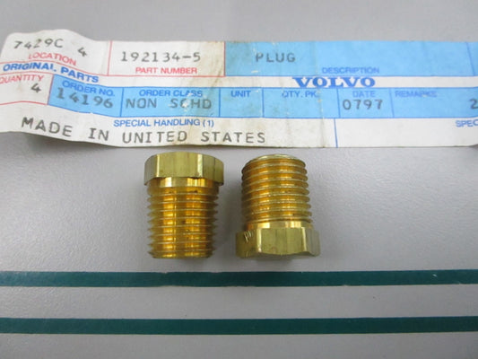 NEW OEM (LOT OF 2) 192134 Volvo Penta Plug 0810