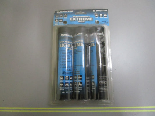 *NEW OEM* 0810 Mercury Quicksilver 3 Pack Extreme Grease 92-8M0071837