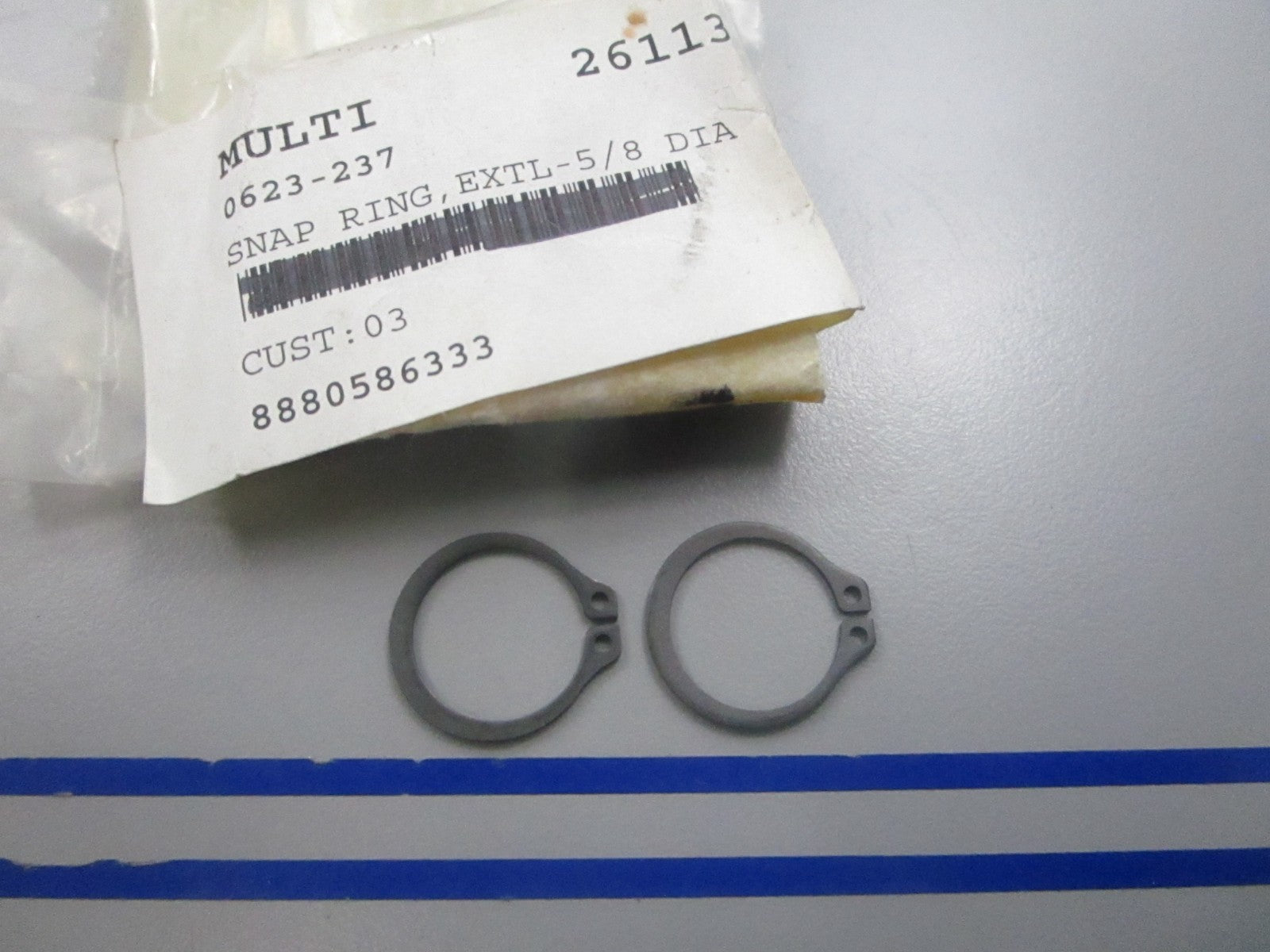 NEW OEM (LOT OF 2) 0623-237 Arctic Cat Snap Ring 0810