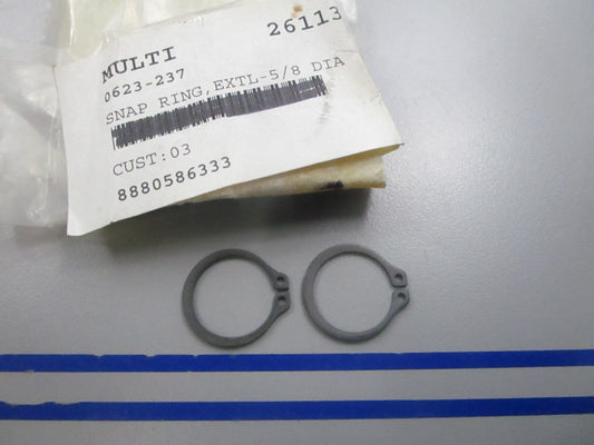 NEW OEM (LOT OF 2) 0623-237 Arctic Cat Snap Ring 0810