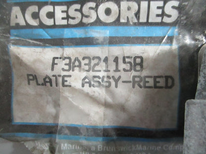 NEW OEM F3A321158 Mercury Quicksilver Reed Plate Assy 0820