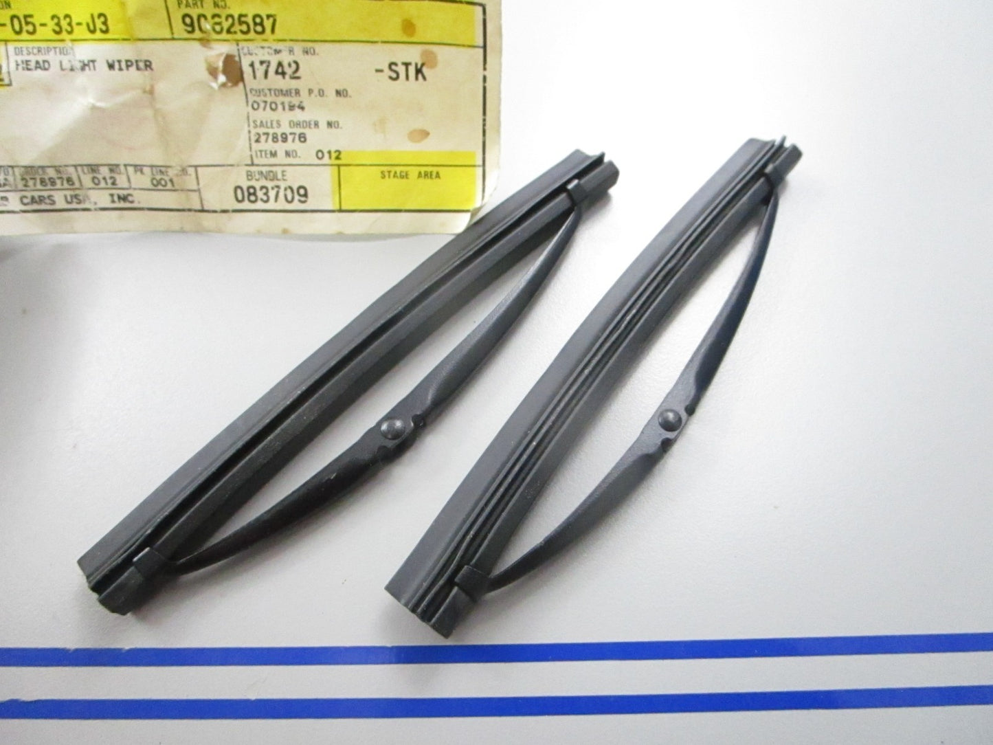*NEW OEM* 0810 Saab Headlight Wiper Blade Set 9082587