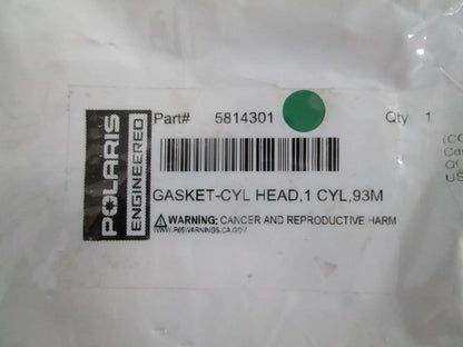 NEW OEM 5814301 Polaris Cylinder Head Gasket 0820