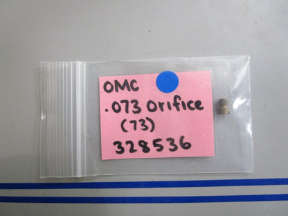 *NEW OEM* 0810 OMC Johnson Evinrude .073 Orifice (73) 328536 0328536