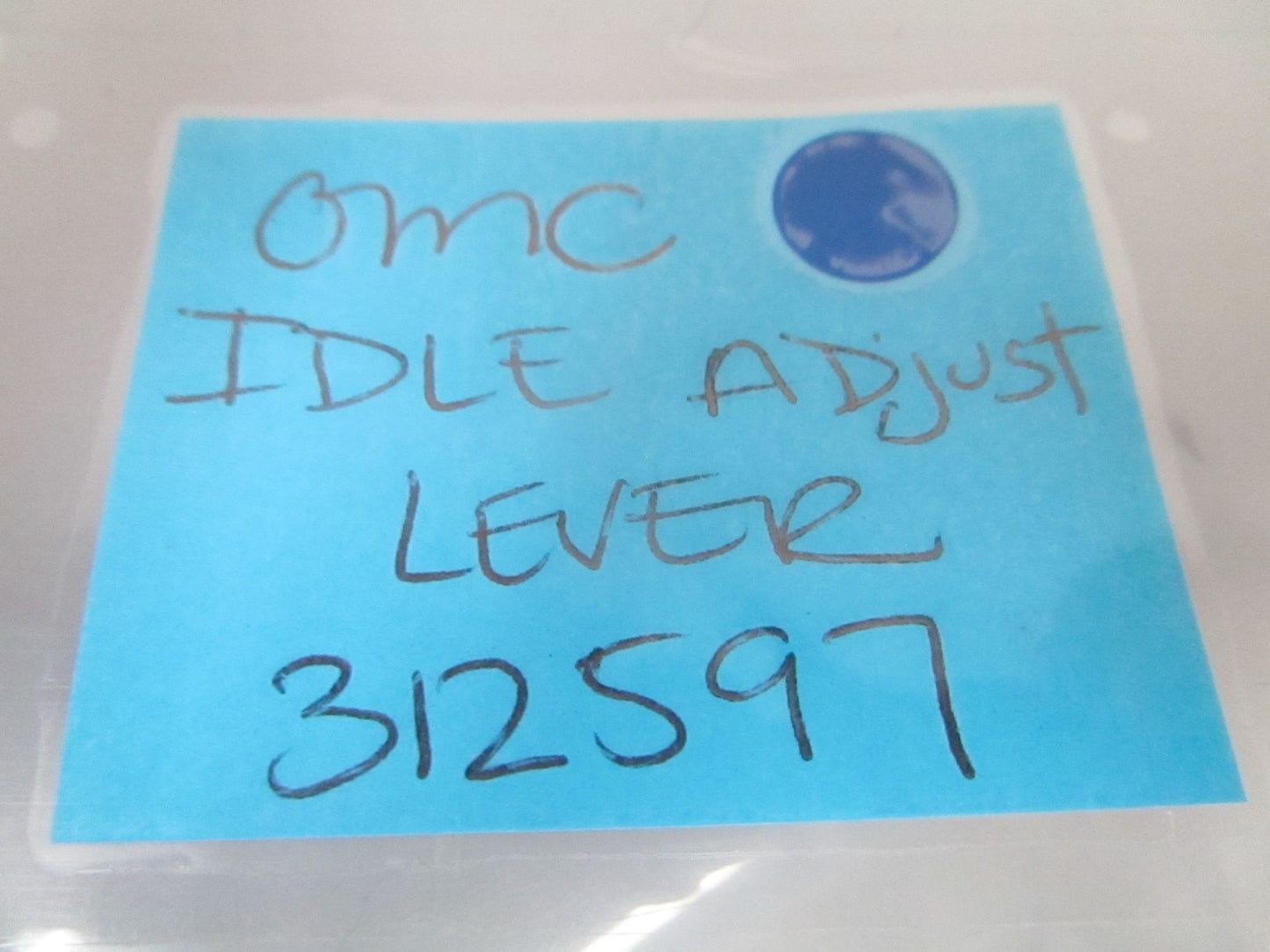 NEW OEM (LOT OF 3) 312597 0312597 OMC Johnson Evinrude Idle Adjust Lever 0810